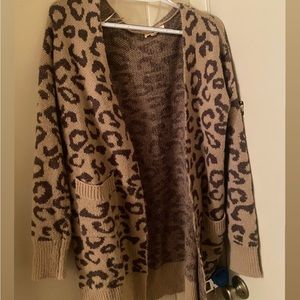 Leopard print Reborn J cardigan